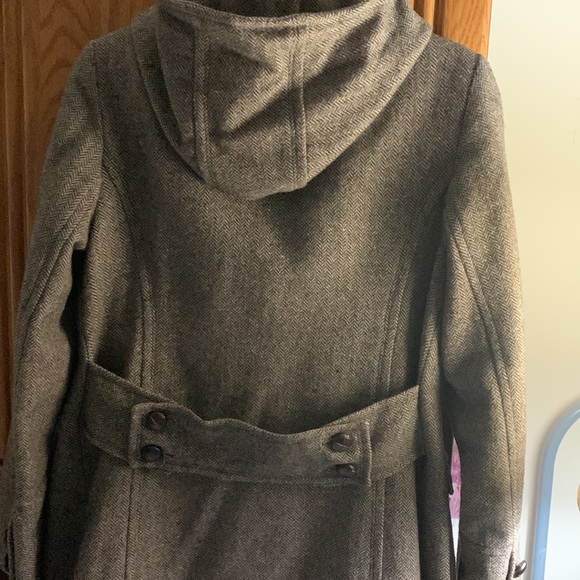 Womens car coat tweed material - Picture 7 of 8